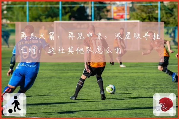 再见火箭，再见申京，浓眉联手杜兰特，这让其他队怎么打